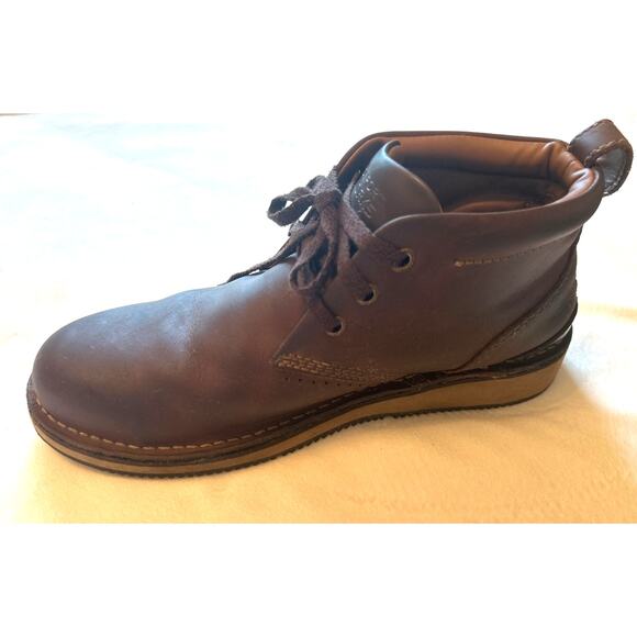 Men's Rockport Works Prestige Point Chukka Steel Toe Boots Beeswax Brown 11M - Picture 3 of 16